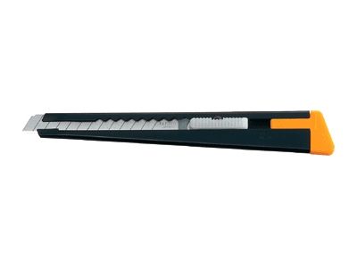 Нож 9мм OLFA (с выдвижным лезвием, черный, 180-BLAC) - фото 180-BLACK