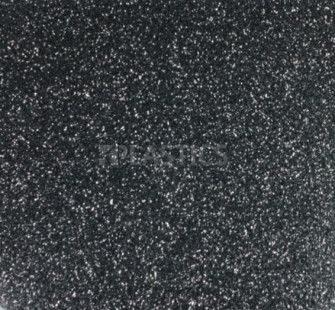Poli-Flex Pearl Glitter рельефный 458 черный, 50см x 25м - фото MAIN