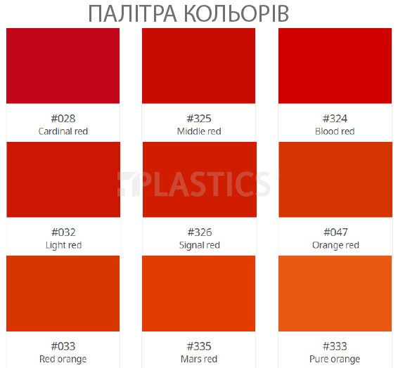 С/К аплікаційна кольорова Oracal 751, 1x50м глянець, 047 помаранчево-червоний - фото 3