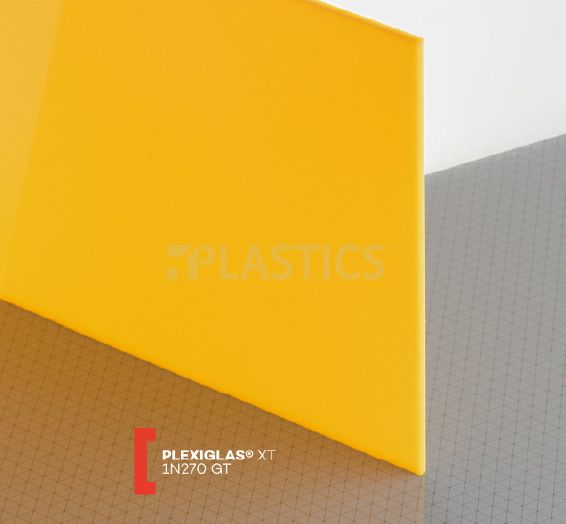 Акрил екструдований 03x2050x3050мм жовтий 1N270, Plexiglas - фото MAIN