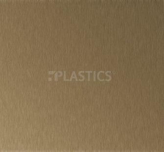 Пластик HPL стандарт 0.8x1310x3050мм, AL06 SM Бронза брашированное - фото MAIN