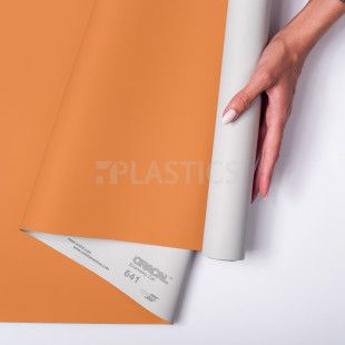 С/К аплікаційна кольорова Oracal 641, 1x50м мат, 035 пастельно-помаранчевий - фото MAIN