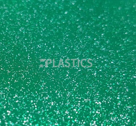 Poli-Flex Glitter 437 зелений, 50см x 25м - фото MAIN