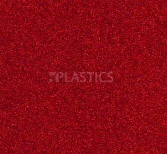 Poli-Flex Pearl Glitter рельефный 456 красный, 50см x 25м - фото MAIN