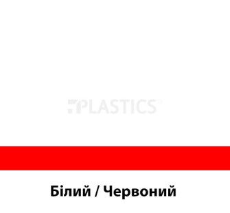 Двухслойный пластик1.6x1245x613мм белый-красный LaserMax LM922-206, Rowmark - фото MAIN
