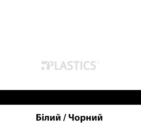 Двухслойный пластик1.6x1245x613мм белый-черный LaserMax LM922-204, Rowmark - фото MAIN