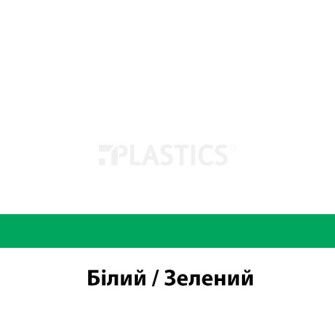 Двухслойный пластик1.6x1245x613мм белый-зеленый LaserMax LM922-209, Rowmark - фото MAIN