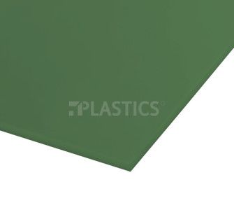 ПП лист 05x1500x4000мм зеленый 6005, гладкий/гладкий, УФЗ, сополимер, Polystone P ReLoop PIR - фото MAIN