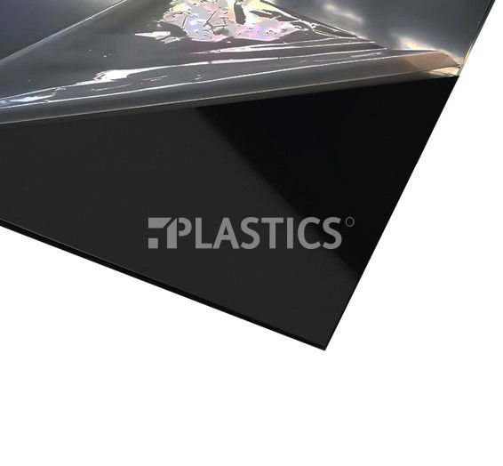 Полистирол HIPS 02x2050x3050мм черный, гладкий/глянец, TD-HIPS - фото MAIN